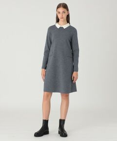 BLUE LABEL / BLACK LABEL CRESTBRIDGE / ブルーレーベル / ブラックレーベル・クレストブリッジ  ドレス | 襟付きニットドレス