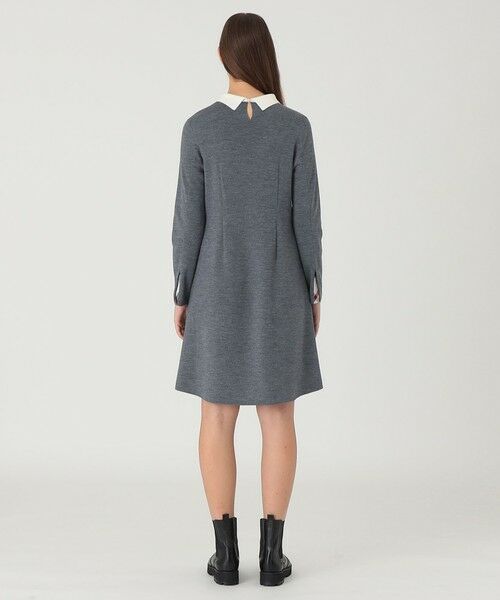 BLUE LABEL / BLACK LABEL CRESTBRIDGE / ブルーレーベル / ブラックレーベル・クレストブリッジ  ドレス | 襟付きニットドレス | 詳細2