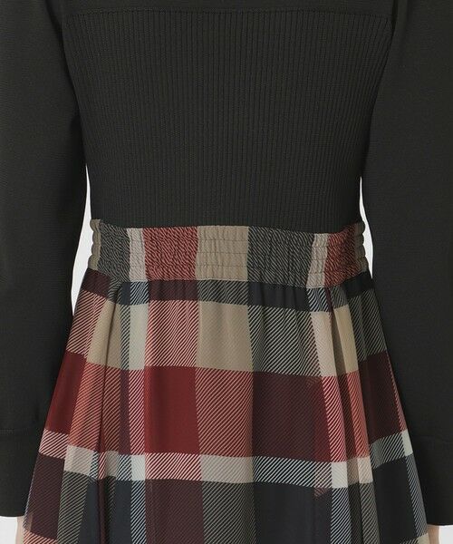 BLUE LABEL / BLACK LABEL CRESTBRIDGE / ブルーレーベル / ブラックレーベル・クレストブリッジ  ドレス | シフォンコンビドレス | 詳細4