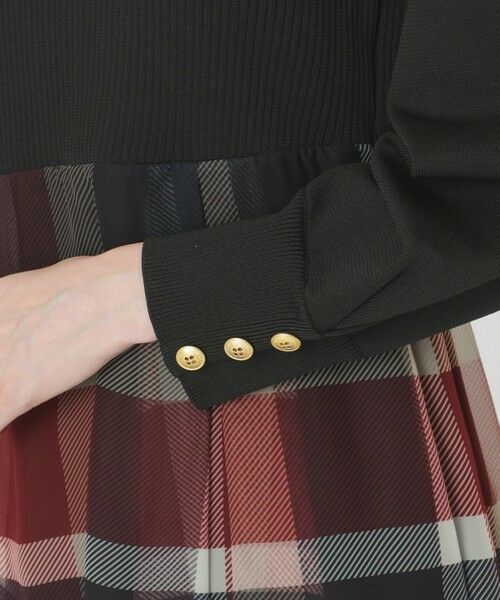 BLUE LABEL / BLACK LABEL CRESTBRIDGE / ブルーレーベル / ブラックレーベル・クレストブリッジ  ドレス | シフォンコンビドレス | 詳細5