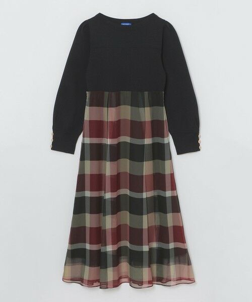 BLUE LABEL / BLACK LABEL CRESTBRIDGE / ブルーレーベル / ブラックレーベル・クレストブリッジ  ドレス | シフォンコンビドレス | 詳細6