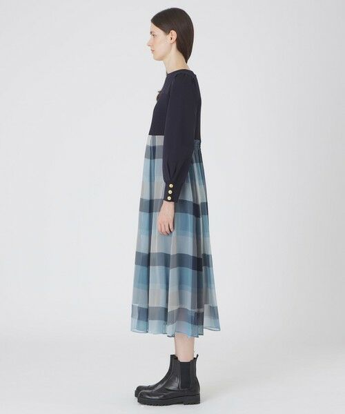 BLUE LABEL / BLACK LABEL CRESTBRIDGE / ブルーレーベル / ブラックレーベル・クレストブリッジ  ドレス | シフォンコンビドレス | 詳細7
