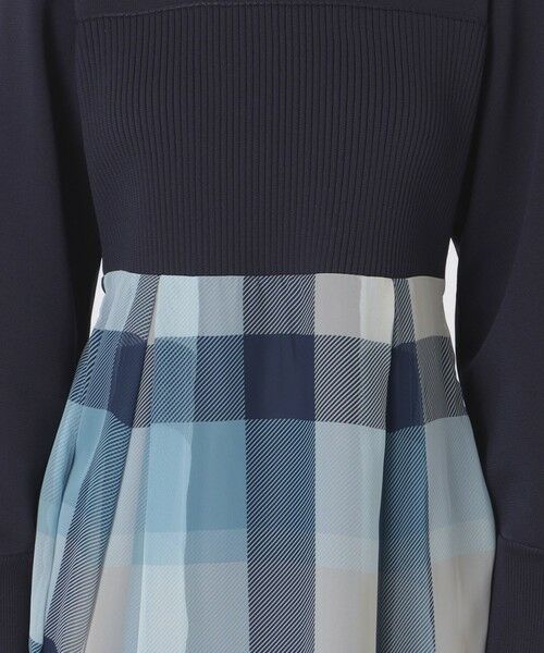 BLUE LABEL / BLACK LABEL CRESTBRIDGE / ブルーレーベル / ブラックレーベル・クレストブリッジ  ドレス | シフォンコンビドレス | 詳細9