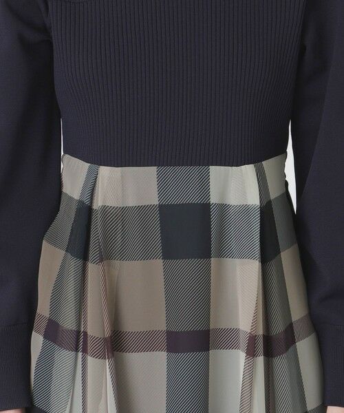 BLUE LABEL / BLACK LABEL CRESTBRIDGE / ブルーレーベル / ブラックレーベル・クレストブリッジ  ドレス | シフォンコンビドレス | 詳細15