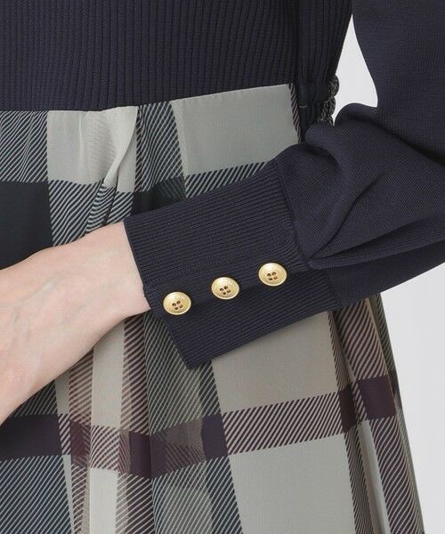 BLUE LABEL / BLACK LABEL CRESTBRIDGE / ブルーレーベル / ブラックレーベル・クレストブリッジ  ドレス | シフォンコンビドレス | 詳細17