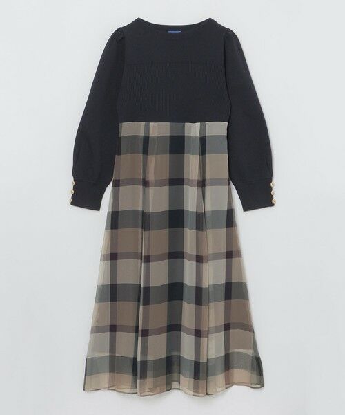 BLUE LABEL / BLACK LABEL CRESTBRIDGE / ブルーレーベル / ブラックレーベル・クレストブリッジ  ドレス | シフォンコンビドレス | 詳細18