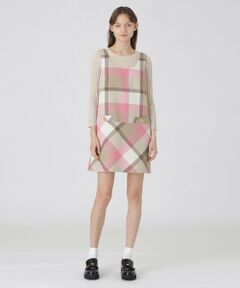 BLUE LABEL / BLACK LABEL CRESTBRIDGE / ブルーレーベル / ブラックレーベル・クレストブリッジ  ドレス | 【一部店舗限定】クレストブリッジチェックツィードワンピース