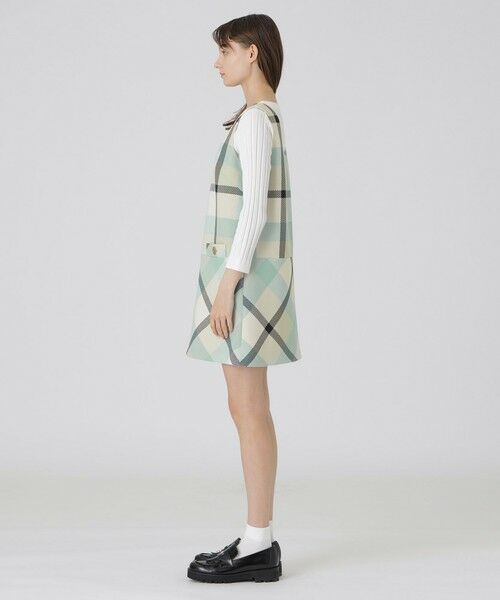 BLUE LABEL / BLACK LABEL CRESTBRIDGE / ブルーレーベル / ブラックレーベル・クレストブリッジ  ドレス | 【一部店舗限定】クレストブリッジチェックツィードワンピース | 詳細5