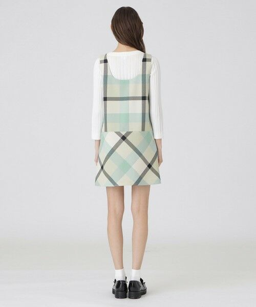 BLUE LABEL / BLACK LABEL CRESTBRIDGE / ブルーレーベル / ブラックレーベル・クレストブリッジ  ドレス | 【一部店舗限定】クレストブリッジチェックツィードワンピース | 詳細6