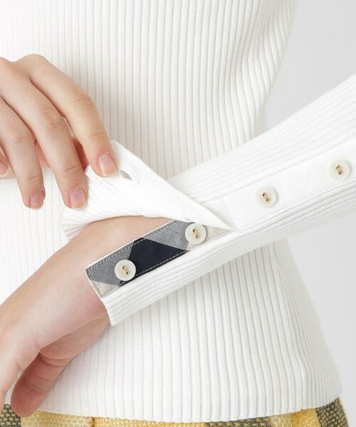 BLUE LABEL / BLACK LABEL CRESTBRIDGE / ブルーレーベル / ブラックレーベル・クレストブリッジ  ニット・セーター | レーヨンストレッチハイネックニット | 詳細4