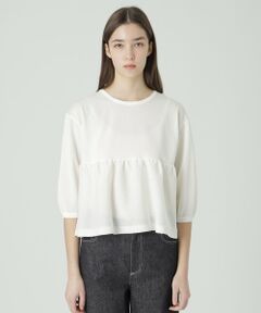 BLUE LABEL / BLACK LABEL CRESTBRIDGE / ブルーレーベル / ブラックレーベル・クレストブリッジ  ニット・セーター | 【一部店舗限定】ドライレーヨンペプラムニット