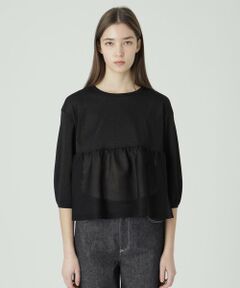 BLUE LABEL / BLACK LABEL CRESTBRIDGE / ブルーレーベル / ブラックレーベル・クレストブリッジ  ニット・セーター | 【一部店舗限定】ドライレーヨンペプラムニット