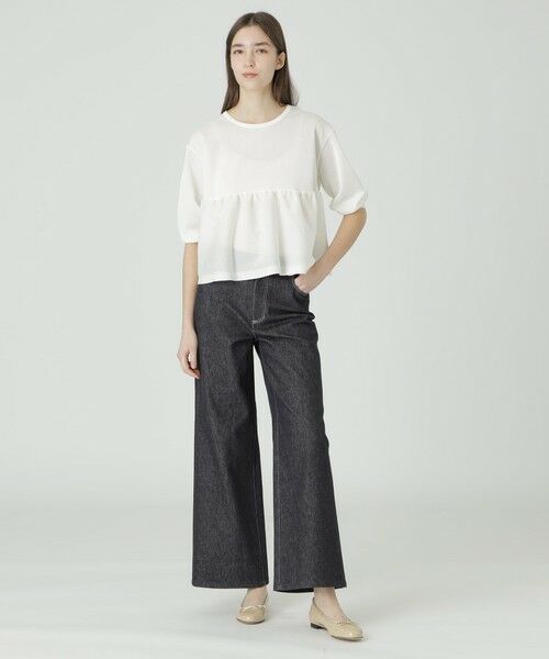 BLUE LABEL / BLACK LABEL CRESTBRIDGE / ブルーレーベル / ブラックレーベル・クレストブリッジ  ニット・セーター | 【一部店舗限定】ドライレーヨンペプラムニット | 詳細1