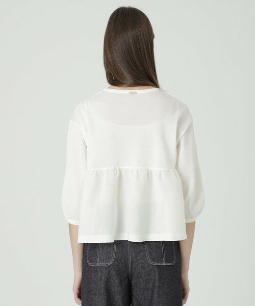 BLUE LABEL / BLACK LABEL CRESTBRIDGE / ブルーレーベル / ブラックレーベル・クレストブリッジ  ニット・セーター | 【一部店舗限定】ドライレーヨンペプラムニット | 詳細3