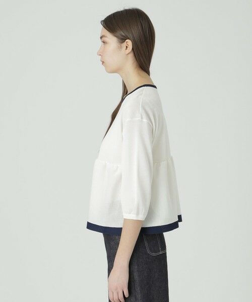 BLUE LABEL / BLACK LABEL CRESTBRIDGE / ブルーレーベル / ブラックレーベル・クレストブリッジ  ニット・セーター | 【一部店舗限定】ドライレーヨンペプラムニット | 詳細7