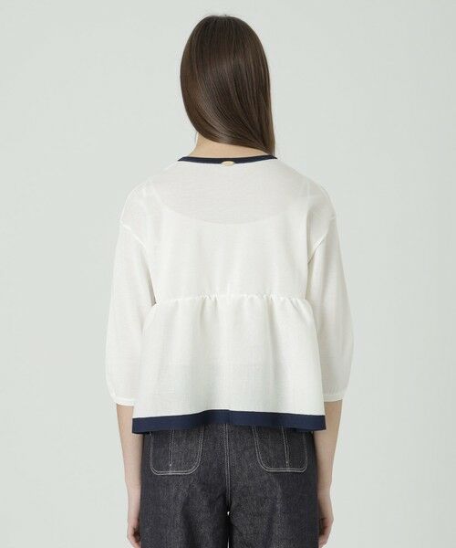 BLUE LABEL / BLACK LABEL CRESTBRIDGE / ブルーレーベル / ブラックレーベル・クレストブリッジ  ニット・セーター | 【一部店舗限定】ドライレーヨンペプラムニット | 詳細8