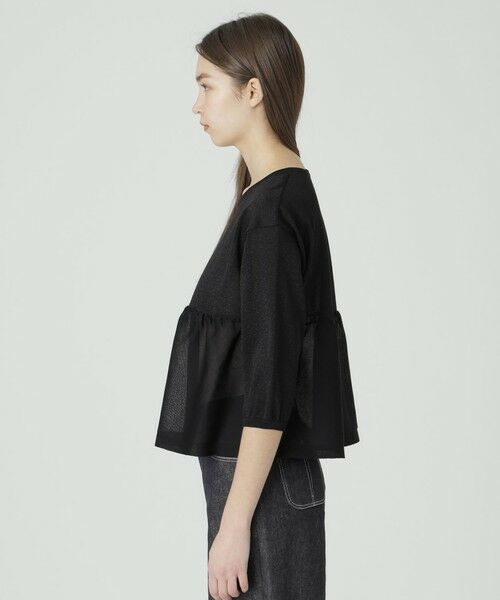 BLUE LABEL / BLACK LABEL CRESTBRIDGE / ブルーレーベル / ブラックレーベル・クレストブリッジ  ニット・セーター | 【一部店舗限定】ドライレーヨンペプラムニット | 詳細12