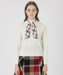 BLUE LABEL / BLACK LABEL CRESTBRIDGE / ブルーレーベル / ブラックレーベル・クレストブリッジ  ニット・セーター | ウールアクリルブレンドスカーフニット