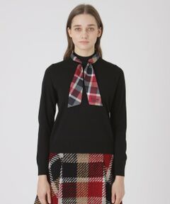 BLUE LABEL / BLACK LABEL CRESTBRIDGE / ブルーレーベル / ブラックレーベル・クレストブリッジ  ニット・セーター | ウールアクリルブレンドスカーフニット