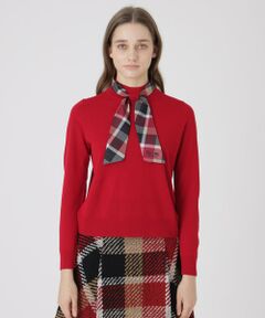 BLUE LABEL / BLACK LABEL CRESTBRIDGE / ブルーレーベル / ブラックレーベル・クレストブリッジ  ニット・セーター | ウールアクリルブレンドスカーフニット