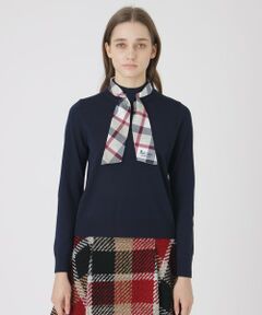 BLUE LABEL / BLACK LABEL CRESTBRIDGE / ブルーレーベル / ブラックレーベル・クレストブリッジ  ニット・セーター | ウールアクリルブレンドスカーフニット