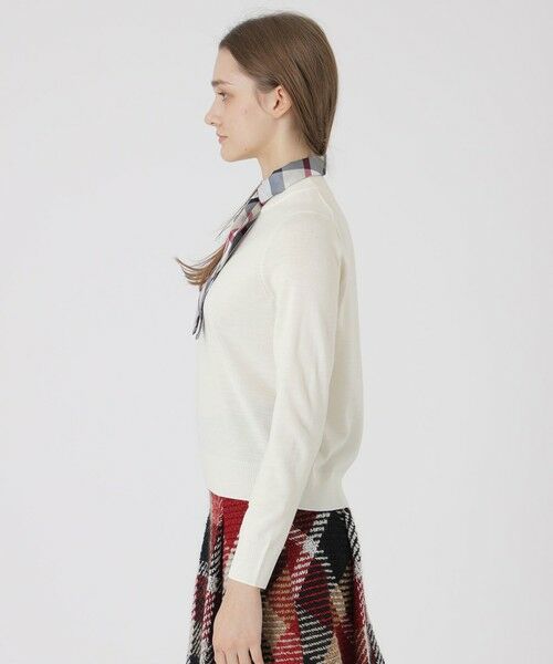 BLUE LABEL / BLACK LABEL CRESTBRIDGE / ブルーレーベル / ブラックレーベル・クレストブリッジ  ニット・セーター | ウールアクリルブレンドスカーフニット | 詳細2