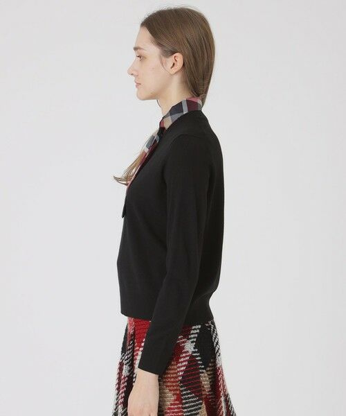 BLUE LABEL / BLACK LABEL CRESTBRIDGE / ブルーレーベル / ブラックレーベル・クレストブリッジ  ニット・セーター | ウールアクリルブレンドスカーフニット | 詳細8