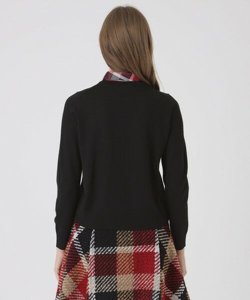 BLUE LABEL / BLACK LABEL CRESTBRIDGE / ブルーレーベル / ブラックレーベル・クレストブリッジ  ニット・セーター | ウールアクリルブレンドスカーフニット | 詳細9