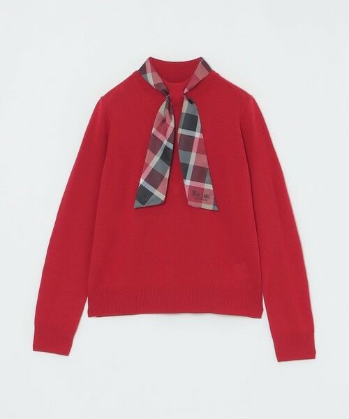 BLUE LABEL / BLACK LABEL CRESTBRIDGE / ブルーレーベル / ブラックレーベル・クレストブリッジ  ニット・セーター | ウールアクリルブレンドスカーフニット | 詳細18