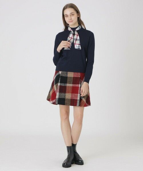 BLUE LABEL / BLACK LABEL CRESTBRIDGE / ブルーレーベル / ブラックレーベル・クレストブリッジ  ニット・セーター | ウールアクリルブレンドスカーフニット | 詳細19