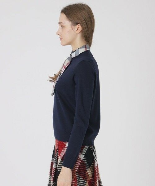 BLUE LABEL / BLACK LABEL CRESTBRIDGE / ブルーレーベル / ブラックレーベル・クレストブリッジ  ニット・セーター | ウールアクリルブレンドスカーフニット | 詳細20