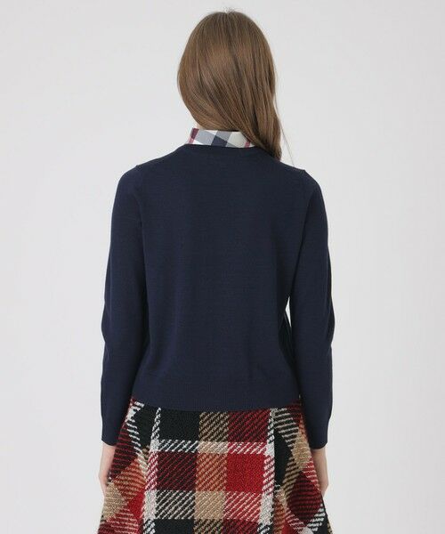 BLUE LABEL / BLACK LABEL CRESTBRIDGE / ブルーレーベル / ブラックレーベル・クレストブリッジ  ニット・セーター | ウールアクリルブレンドスカーフニット | 詳細21