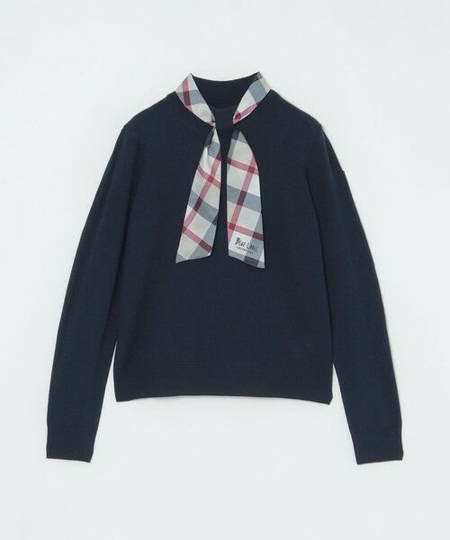 BLUE LABEL / BLACK LABEL CRESTBRIDGE / ブルーレーベル / ブラックレーベル・クレストブリッジ  ニット・セーター | ウールアクリルブレンドスカーフニット | 詳細24