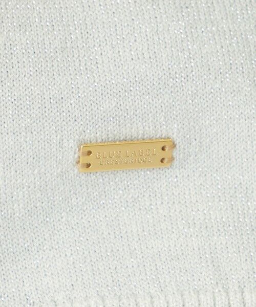 BLUE LABEL / BLACK LABEL CRESTBRIDGE / ブルーレーベル / ブラックレーベル・クレストブリッジ  ニット・セーター | ウールアクリルブレンドラメケープ付きニット | 詳細5
