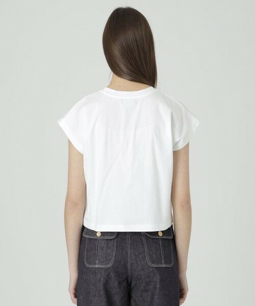 BLUE LABEL / BLACK LABEL CRESTBRIDGE / ブルーレーベル / ブラックレーベル・クレストブリッジ  カットソー | 【一部店舗限定】フラワービーズ刺しゅうフレンチカットソー | 詳細3