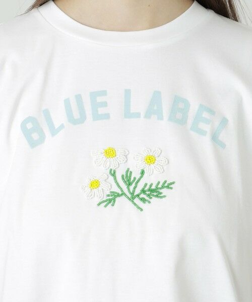 BLUE LABEL / BLACK LABEL CRESTBRIDGE / ブルーレーベル / ブラックレーベル・クレストブリッジ  カットソー | 【一部店舗限定】フラワービーズ刺しゅうフレンチカットソー | 詳細4