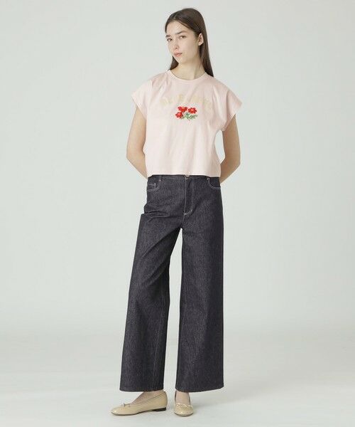 BLUE LABEL / BLACK LABEL CRESTBRIDGE / ブルーレーベル / ブラックレーベル・クレストブリッジ  カットソー | 【一部店舗限定】フラワービーズ刺しゅうフレンチカットソー | 詳細6