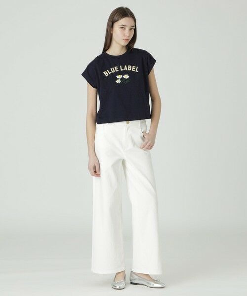 BLUE LABEL / BLACK LABEL CRESTBRIDGE / ブルーレーベル / ブラックレーベル・クレストブリッジ  カットソー | 【一部店舗限定】フラワービーズ刺しゅうフレンチカットソー | 詳細11