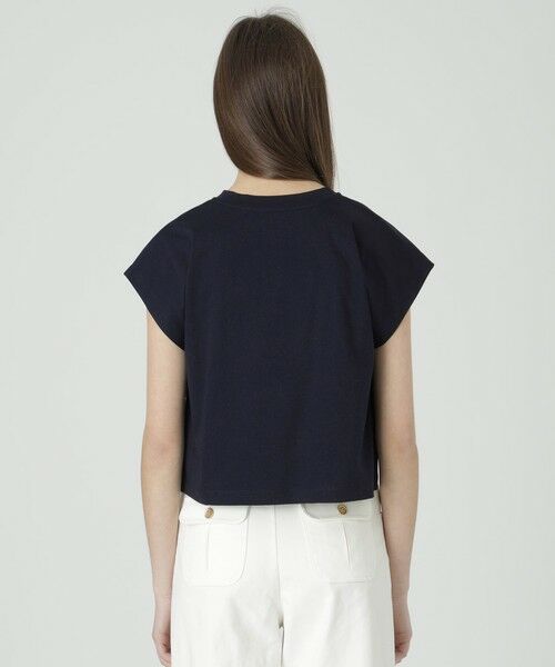 BLUE LABEL / BLACK LABEL CRESTBRIDGE / ブルーレーベル / ブラックレーベル・クレストブリッジ  カットソー | 【一部店舗限定】フラワービーズ刺しゅうフレンチカットソー | 詳細13