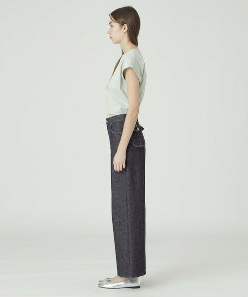 BLUE LABEL / BLACK LABEL CRESTBRIDGE / ブルーレーベル / ブラックレーベル・クレストブリッジ  その他パンツ | 【一部店舗限定】ストレッチデニムワイドパンツ | 詳細10