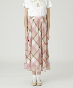 BLUE LABEL / BLACK LABEL CRESTBRIDGE / ブルーレーベル / ブラックレーベル・クレストブリッジ  ミニ・ひざ丈スカート | 【一部店舗限定】クレストブリッジチェックシアーポプリンスカート