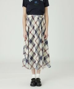 BLUE LABEL / BLACK LABEL CRESTBRIDGE / ブルーレーベル / ブラックレーベル・クレストブリッジ  ミニ・ひざ丈スカート | 【一部店舗限定】クレストブリッジチェックシアーポプリンスカート