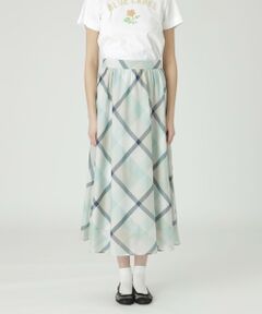 BLUE LABEL / BLACK LABEL CRESTBRIDGE / ブルーレーベル / ブラックレーベル・クレストブリッジ  ミニ・ひざ丈スカート | 【一部店舗限定】クレストブリッジチェックシアーポプリンスカート
