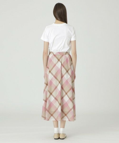 BLUE LABEL / BLACK LABEL CRESTBRIDGE / ブルーレーベル / ブラックレーベル・クレストブリッジ  ミニ・ひざ丈スカート | 【一部店舗限定】クレストブリッジチェックシアーポプリンスカート | 詳細3