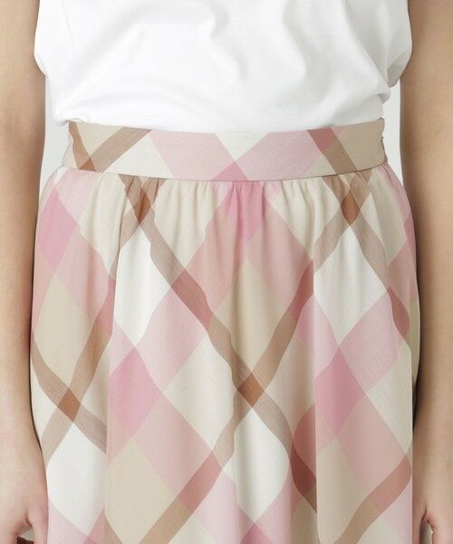 BLUE LABEL / BLACK LABEL CRESTBRIDGE / ブルーレーベル / ブラックレーベル・クレストブリッジ  ミニ・ひざ丈スカート | 【一部店舗限定】クレストブリッジチェックシアーポプリンスカート | 詳細4