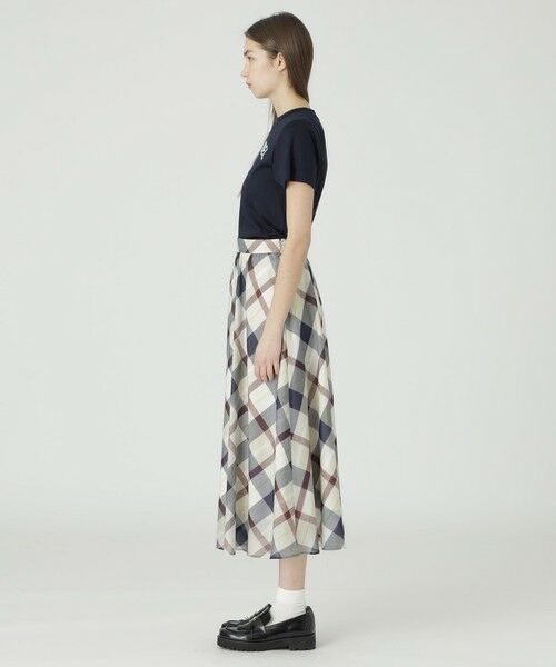 BLUE LABEL / BLACK LABEL CRESTBRIDGE / ブルーレーベル / ブラックレーベル・クレストブリッジ  ミニ・ひざ丈スカート | 【一部店舗限定】クレストブリッジチェックシアーポプリンスカート | 詳細8