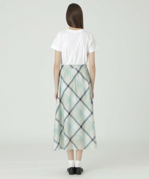 BLUE LABEL / BLACK LABEL CRESTBRIDGE / ブルーレーベル / ブラックレーベル・クレストブリッジ  ミニ・ひざ丈スカート | 【一部店舗限定】クレストブリッジチェックシアーポプリンスカート | 詳細15