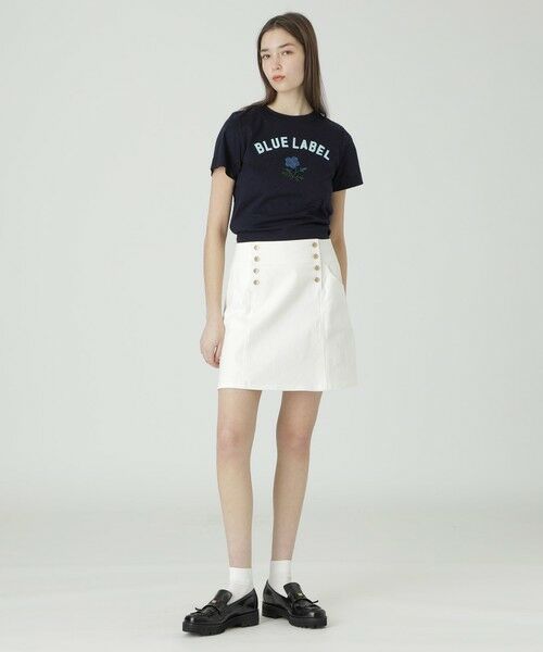 BLUE LABEL / BLACK LABEL CRESTBRIDGE / ブルーレーベル / ブラックレーベル・クレストブリッジ  ミニ・ひざ丈スカート | 【一部店舗限定】ストレッチデニムスカート | 詳細1
