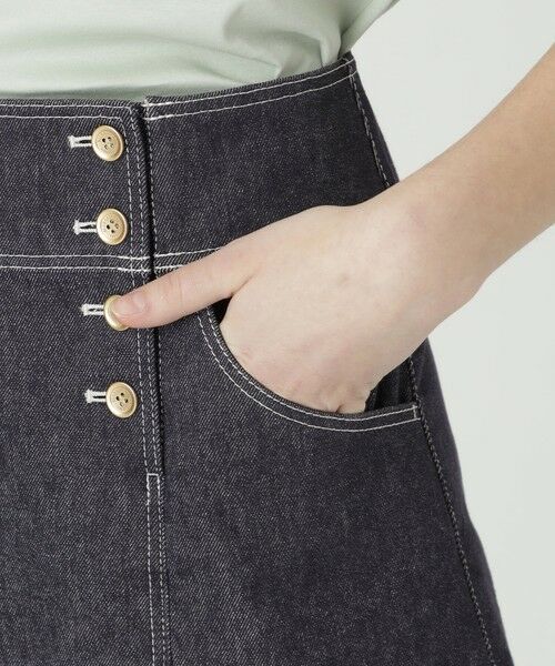 BLUE LABEL / BLACK LABEL CRESTBRIDGE / ブルーレーベル / ブラックレーベル・クレストブリッジ  ミニ・ひざ丈スカート | 【一部店舗限定】ストレッチデニムスカート | 詳細14