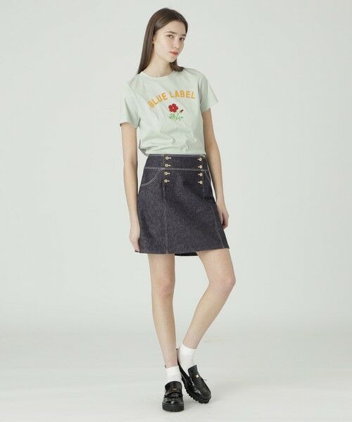 BLUE LABEL / BLACK LABEL CRESTBRIDGE / ブルーレーベル / ブラックレーベル・クレストブリッジ  ミニ・ひざ丈スカート | 【一部店舗限定】ストレッチデニムスカート | 詳細9